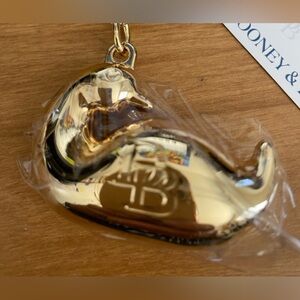 Gold Duck Dooney & Bourke Keychain